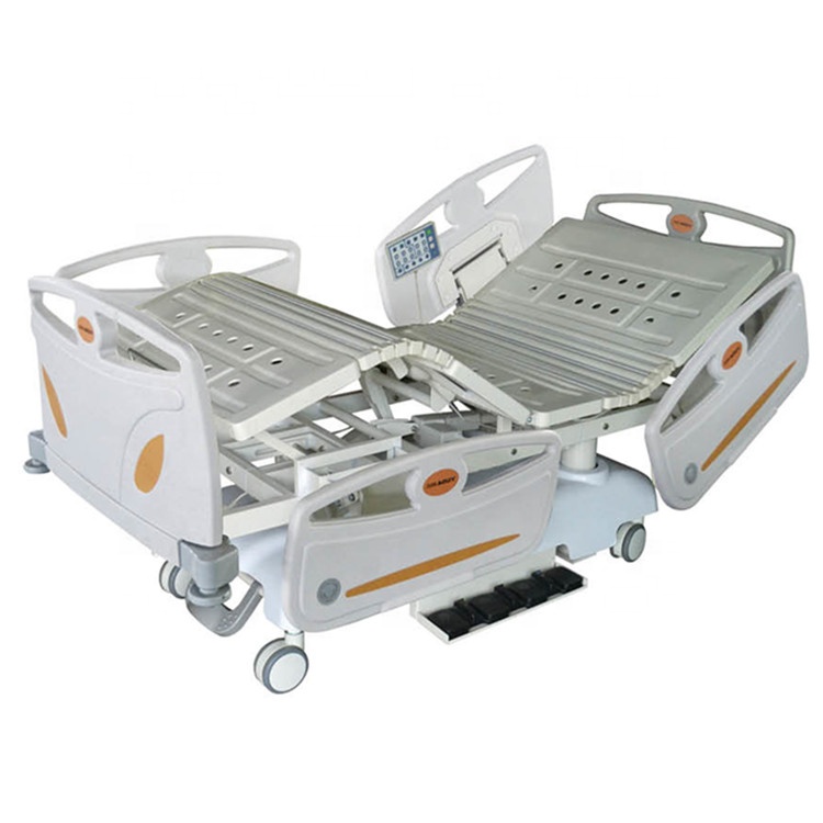 1 crank manual hospital bed General use flat hospital bed