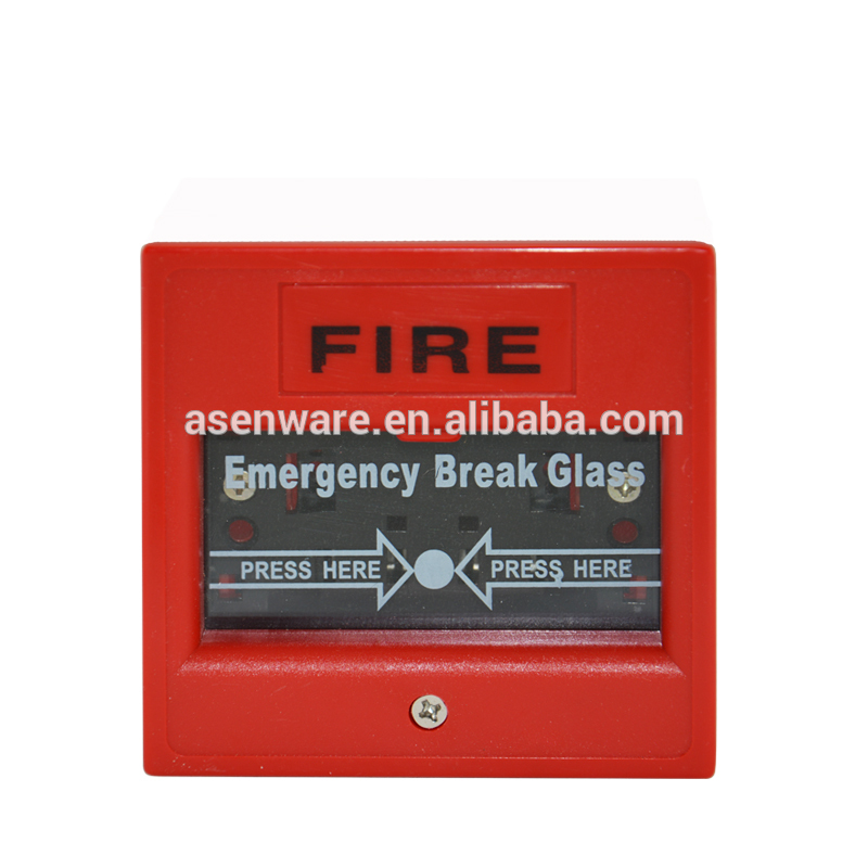 OEM design Conventional fire alarm Reposition break glass manual call point