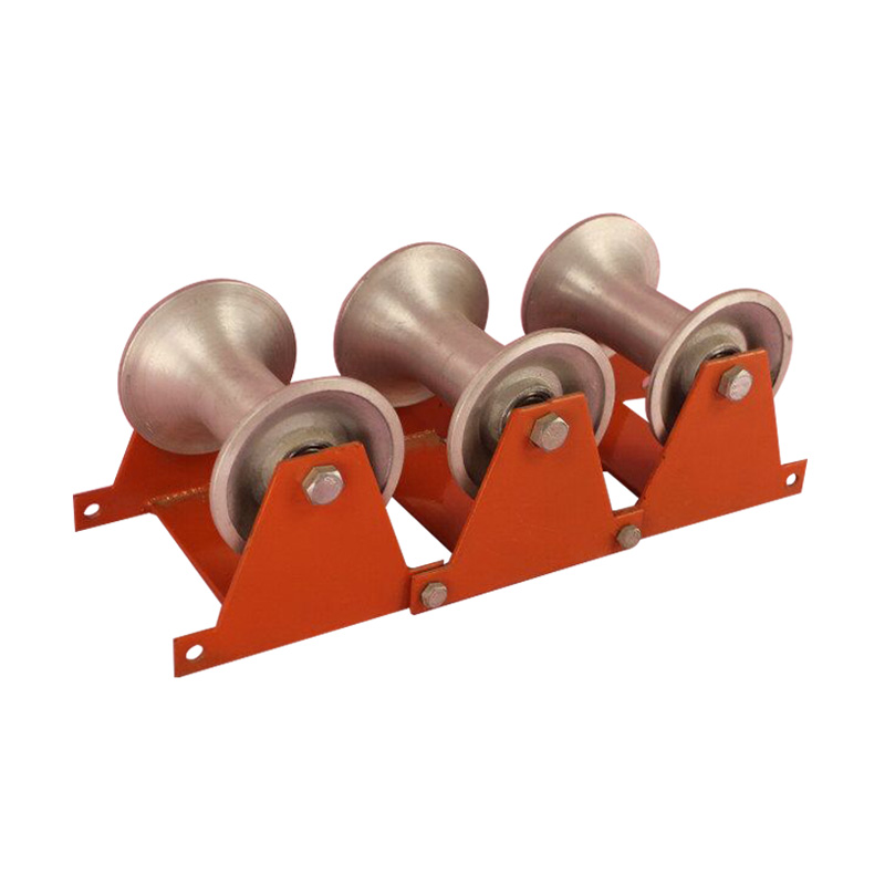 manhole steel cable roller  automatic cable reel roller