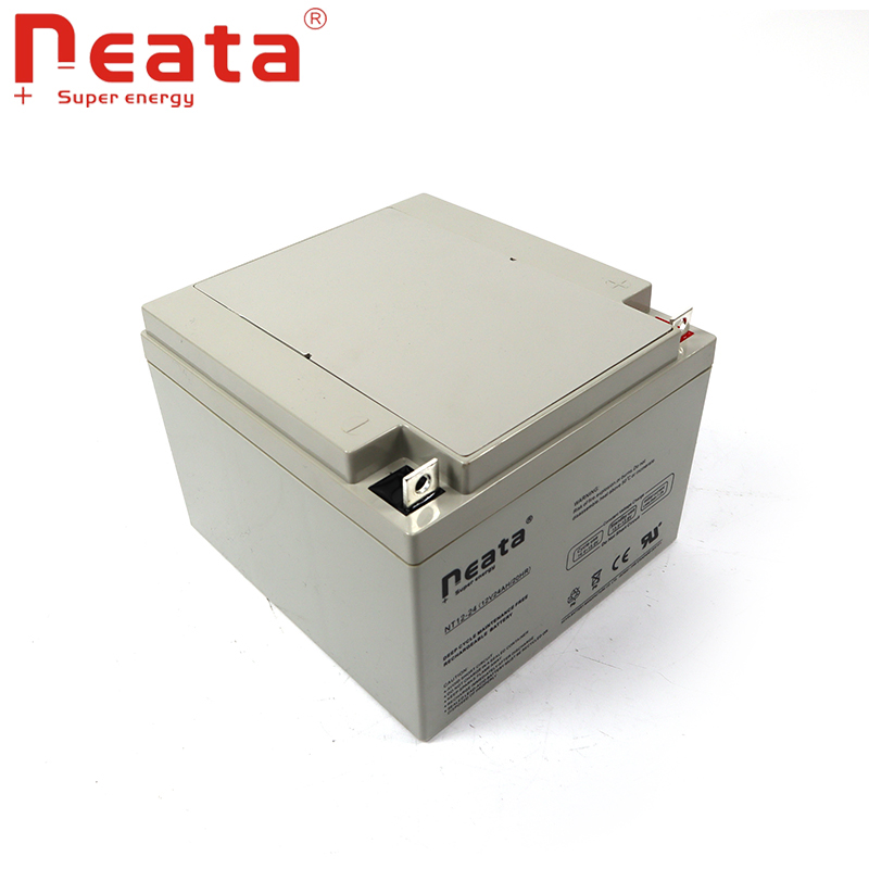 12V Nominal Voltage  24Ah capacity deep cycle lead acid solar battery