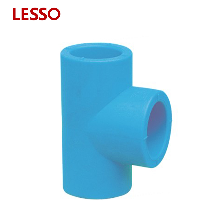 LESSO PE Pipe Fittings hdpe reducing tee socket fusion hdpe pipe fittings tee