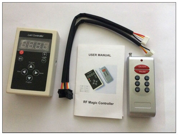 DC12V RF RGB LED Controller for 5050 WS2811 WS2812LED Pixel Strip Digital Magic Dream Color LED Light RF mit einem Controller
