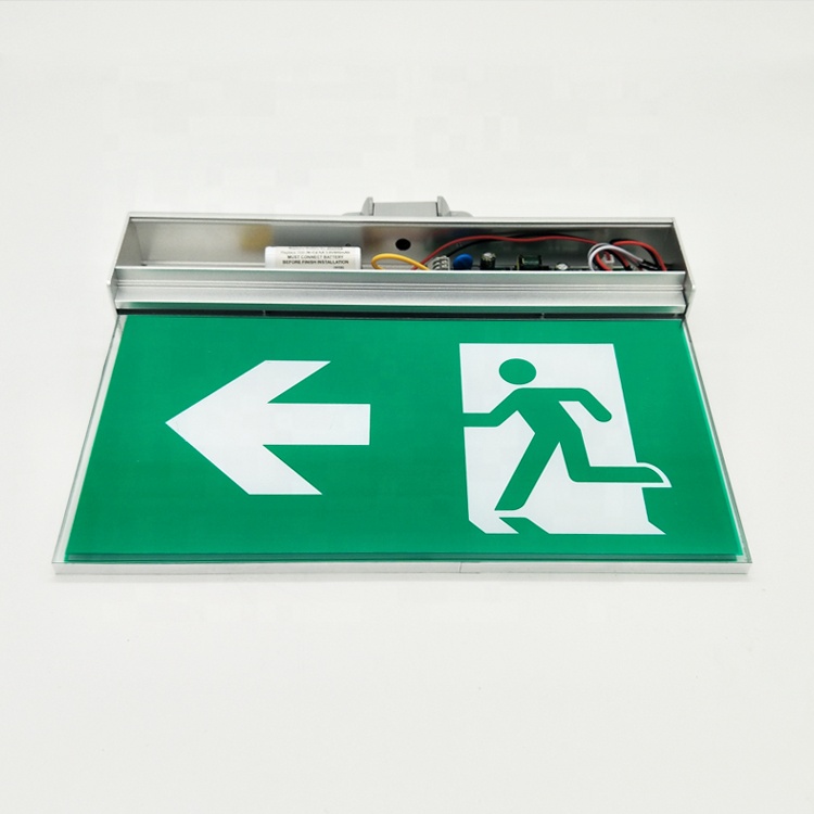 Universal led emergency exit sign