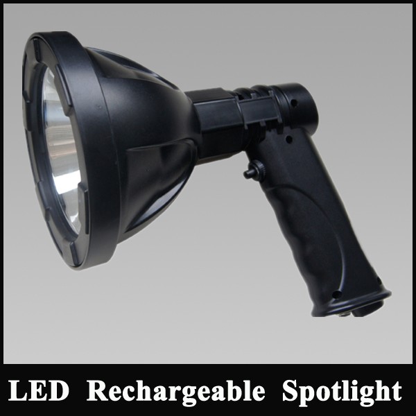 Spot LED Rechargeable Flashlight 10w cree lamps for hunting