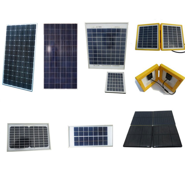 100W 250W 300W poly solar panel kits for home lighting