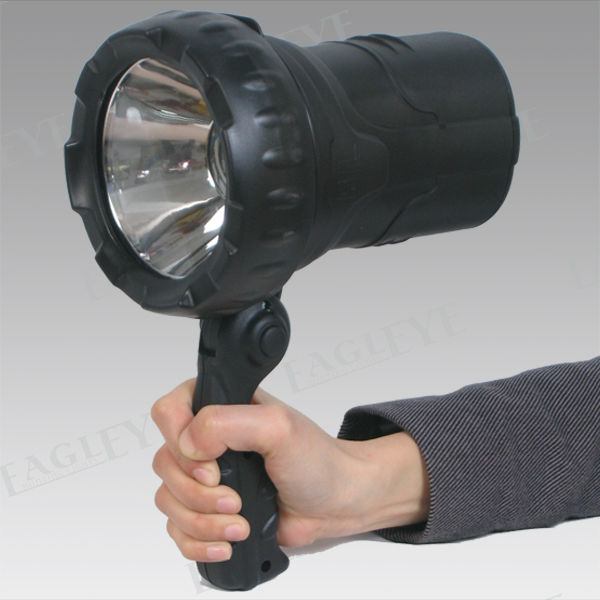 Popular Heavy duty Rechargeable handheld Spotlight,HID,LED for option foldable handle,Camping spotlight,searchlight
