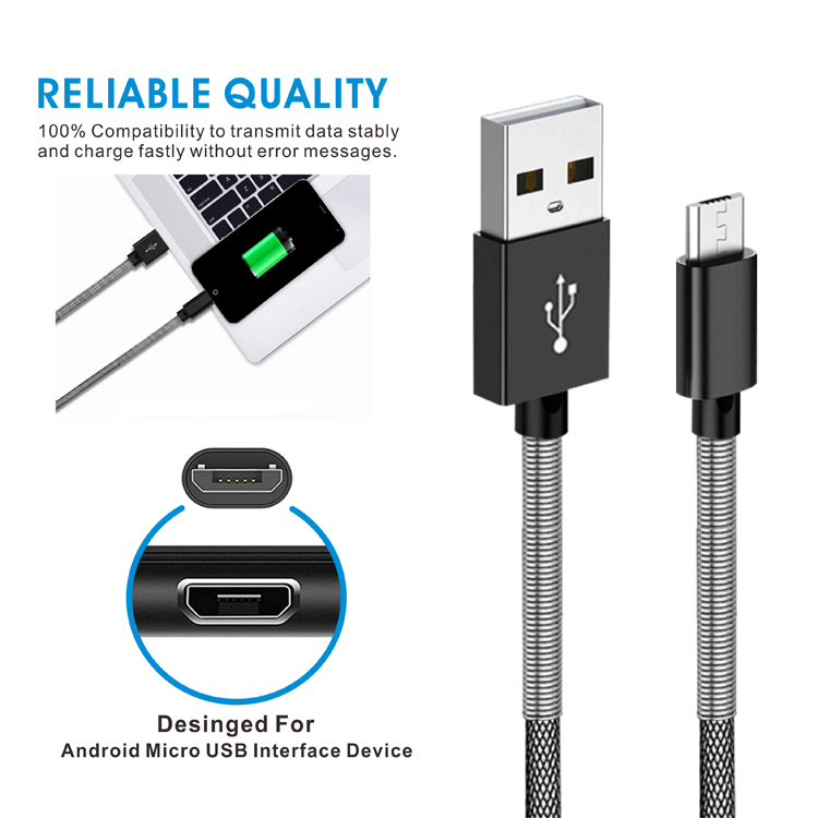 Wholesale Custom Color 10FT Mobile Phone Charging Usb Cable