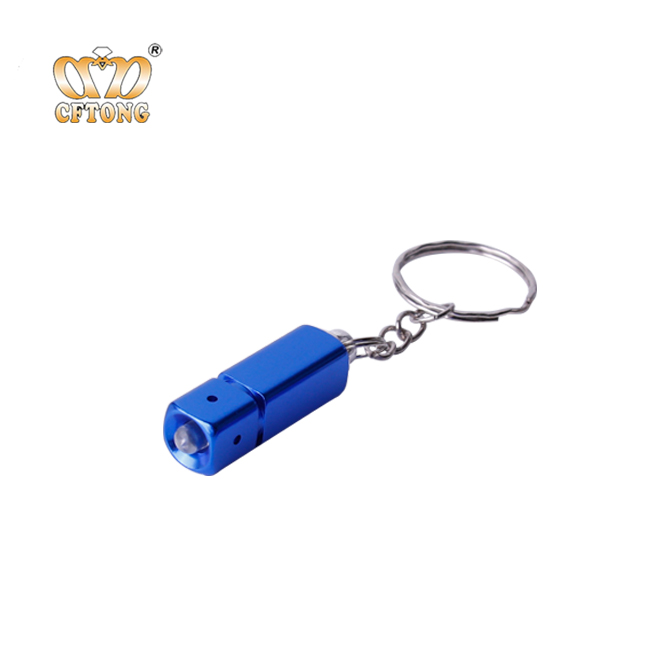 Portable Mini 1 LED Square Light Torch Keychain Flashlight lamp