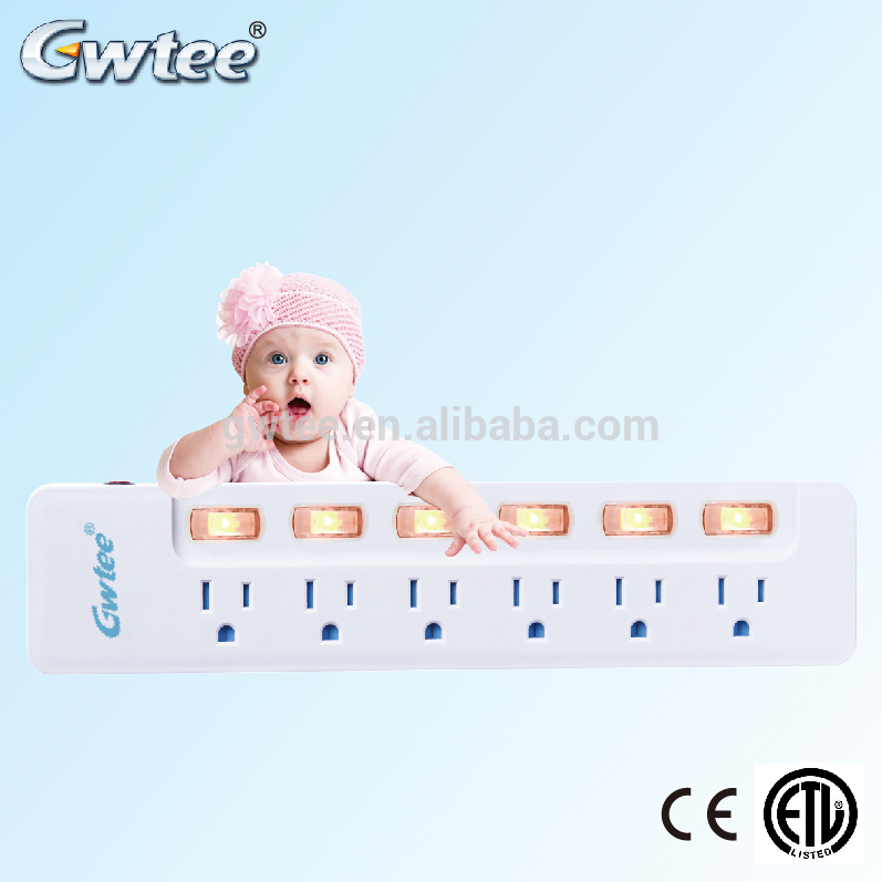 Hot selling surge protector outlet multiple outlets high quality surge protector power strip surge protector