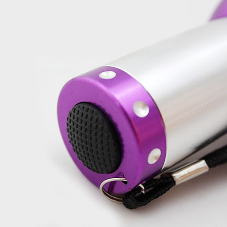 Aluminum 28 LED Flashlight 3*AAA Battery Powered Handheld Colored LED Light