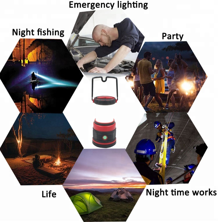 High Lumens Outdoor LED Lantern Camp Portable Emergency LED Camping Lantern Lights