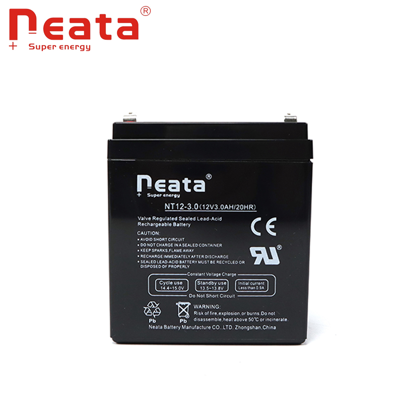 Good quality solar energy storage  battery 12V3.0Ah lead acid battery