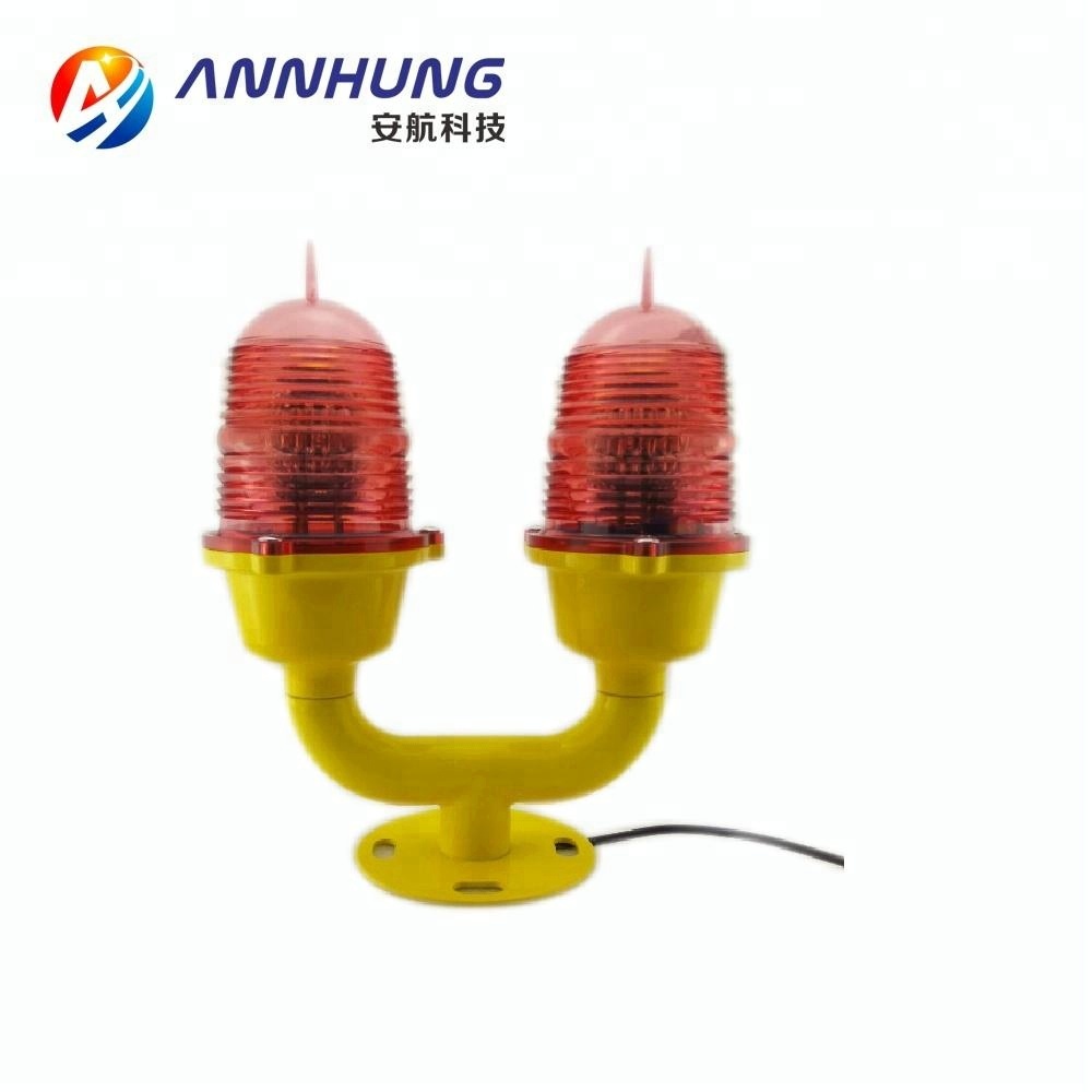 45m Double Low intensity LED Obstruction Light for Telecom Project