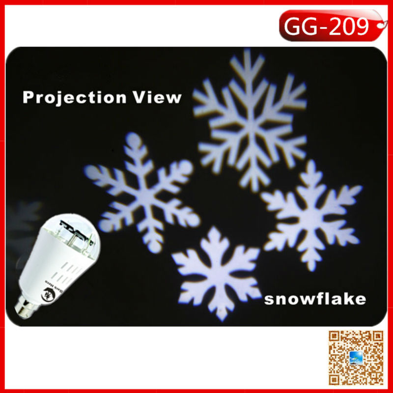 2016 new projective led christmas light with RGBW colors pattern rotating