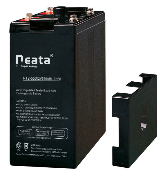 2 volt 500ah 2v gel deep cycle solar battery manufactured by Neata Battery