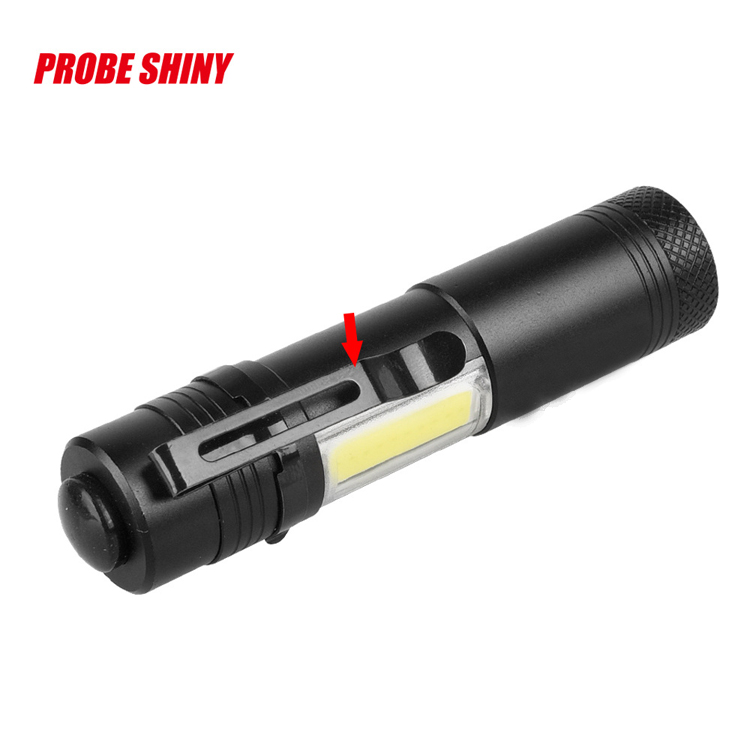 YM-8098 Emergency Lighting Mini COB Flashlight Cheap Price Small Torch Beacon Flashlight