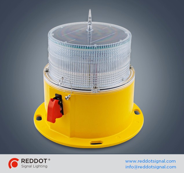 PL10 Solar Powered LED Low intensity Aviation obstruction Light