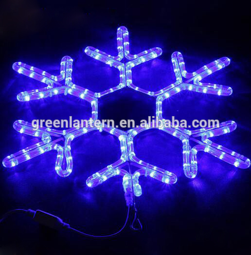 Color changing LED Rope Light 2D/3D Motif light for holiday