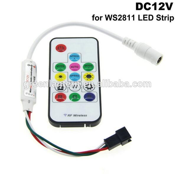 Led mini RF RGB controller SP103E for WS2812 WS2811 dream color led strip light