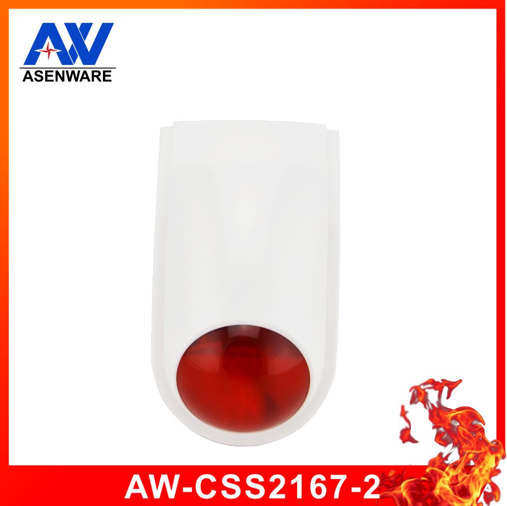 NEW Outdoor Alarm Siren Strobe Sounder with Backup Battery