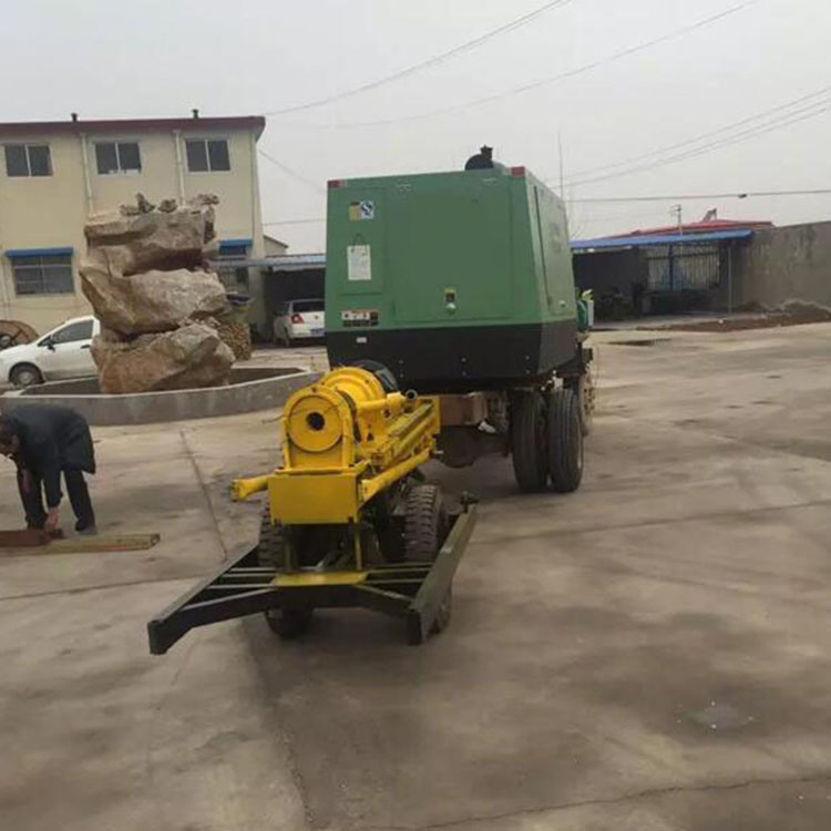 Pneumatic Dth Rock Drilling Rig,Dth Mining Drilling Rig 200m Borehole Water Well Drilling Rig