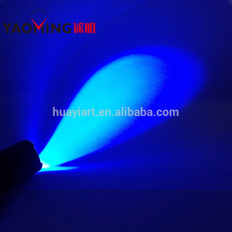 Zoomable Ultra Violet Light Blacklight UV Lamp AA Battery 365nm Led Flashlight Torch Light For Marker Checker Detection