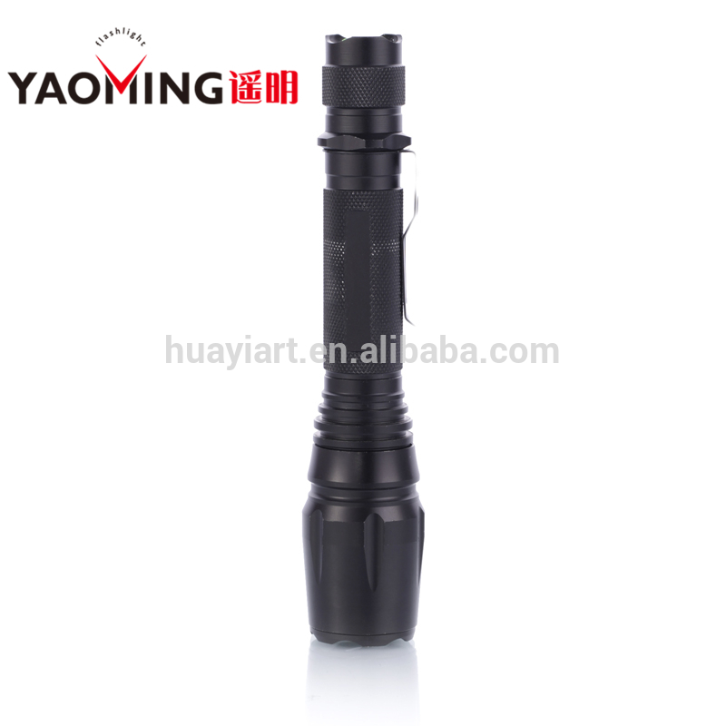 Yaoming 500m long renge beam distance rechargeable xml t6 waterproof led torch flashlight