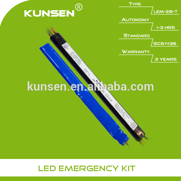 Eergency battery pack for LED tube