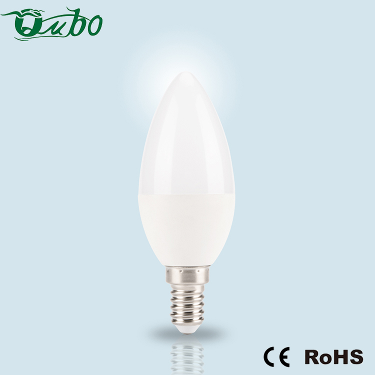 China Manufacturer Led Bulb E14 E27 Cheap 5W bulb, tail LED lamp C37, e27 led bulb indoor use lighting