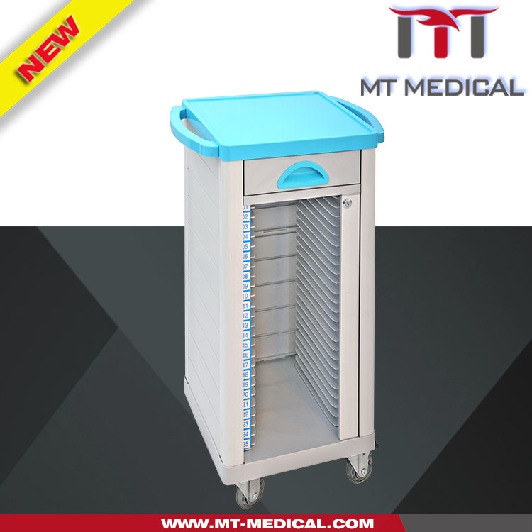Medical Files casebook Cart Patient Records cart stainless steel medical cart