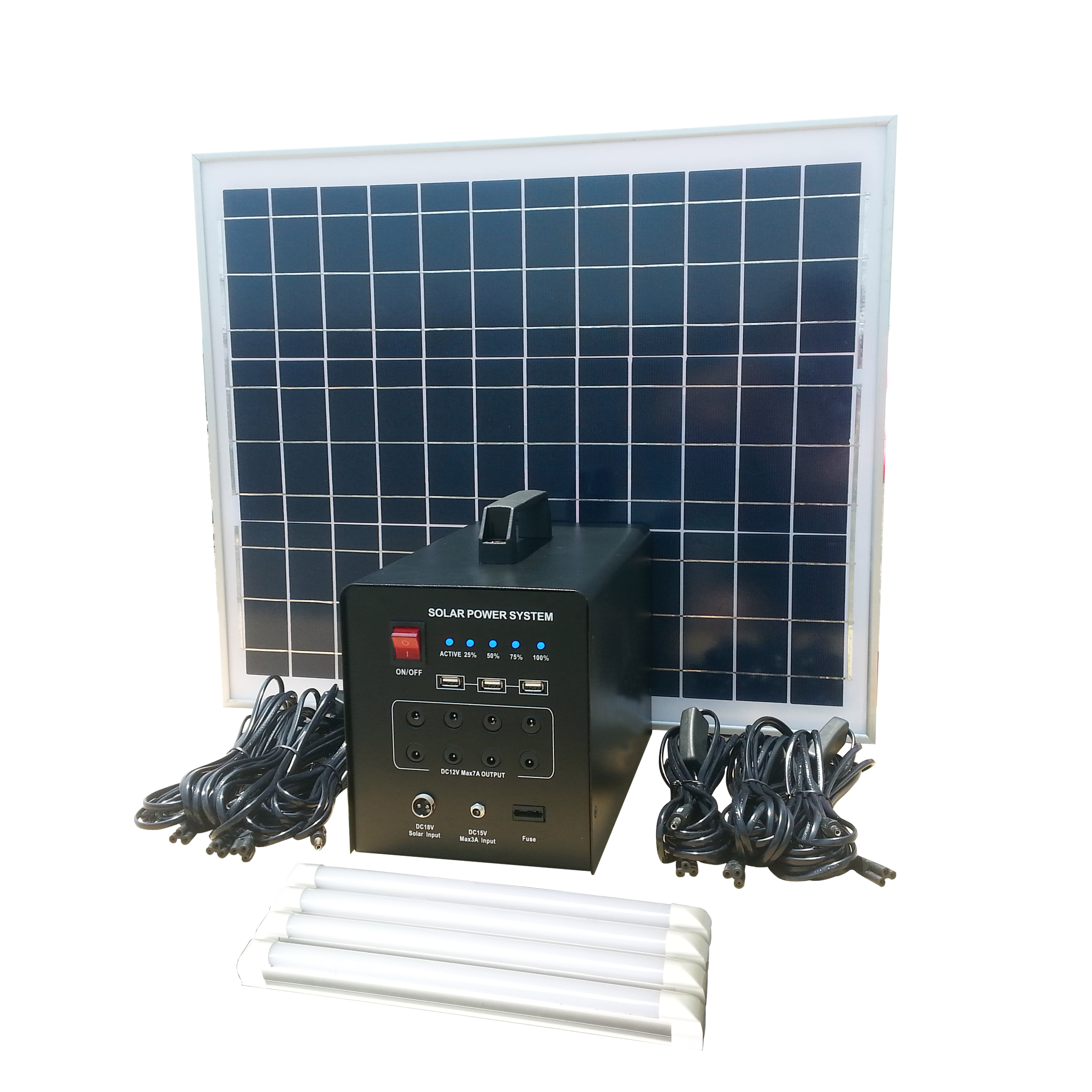 12v lead acid battery solar generator off grid