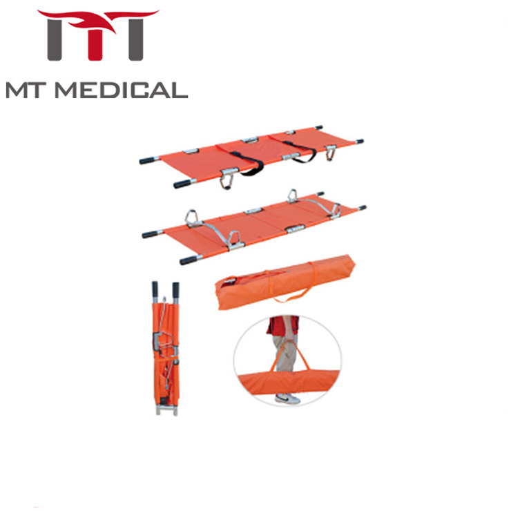 Folding ambulance Stretcher portable emergency rescue emergency canvas stretcher