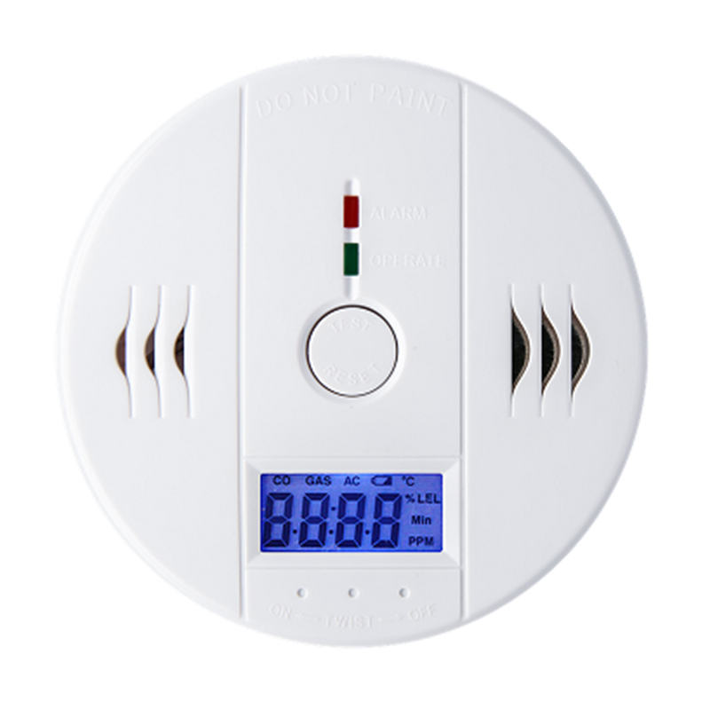 LCD digital display carbon monoxide detector Europe CE china manufacturer factory price