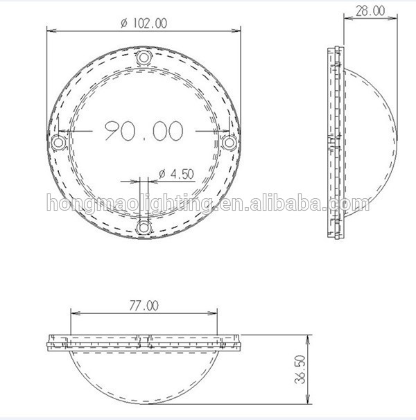 102 mm clear 30-120w led high bay high power plastic cob led multi lens