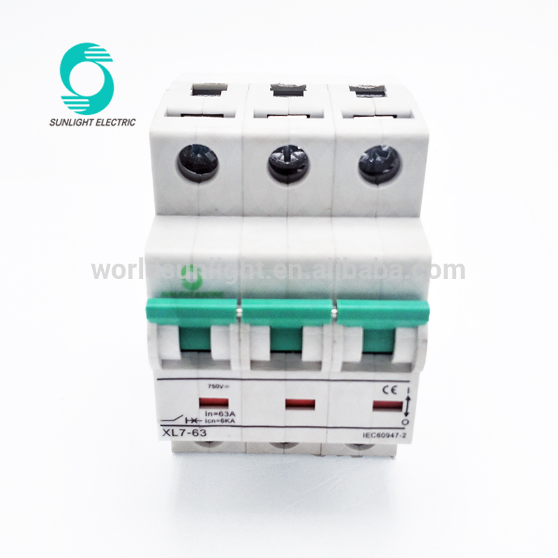 Solar system Non-polarity DIN RAIL 6kA 1P 2P 3P 4P 16A miniature dc circuit breaker mcb