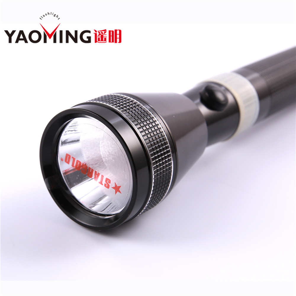 Aluminum torch rechargeable led flashlight