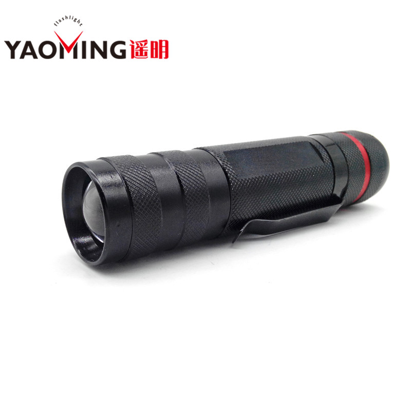 High Power 1000 Lumen XML-T6 18650 LED Flashlight Torch Rechargeable Tactical Flashlight with Clip