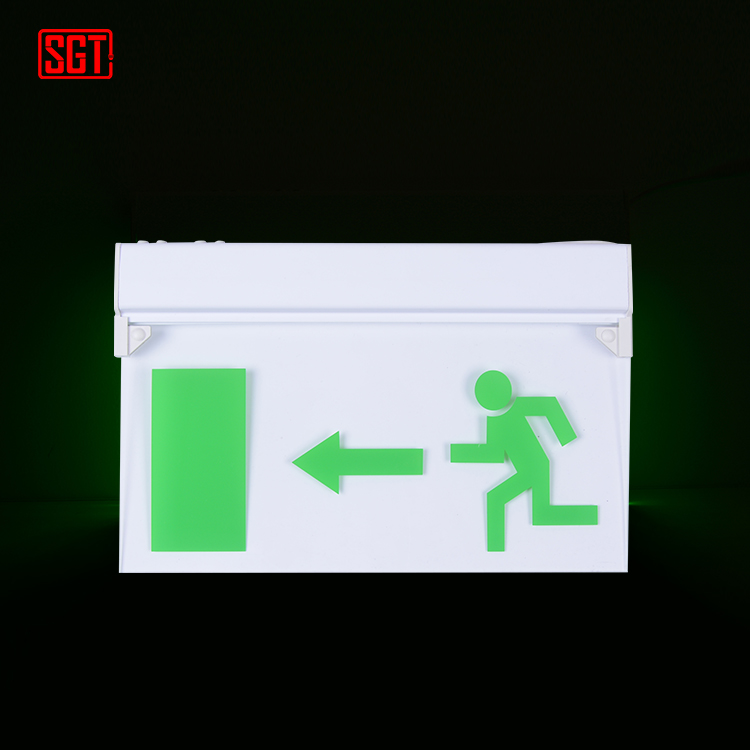 2018 IP20 fire explosion proof led green running man exit sign emergency light