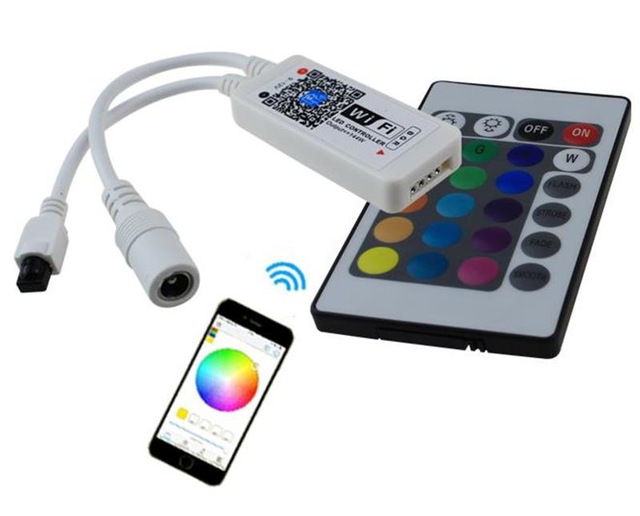led strip mini RGB RGBW IR 24 Key Remote Controller