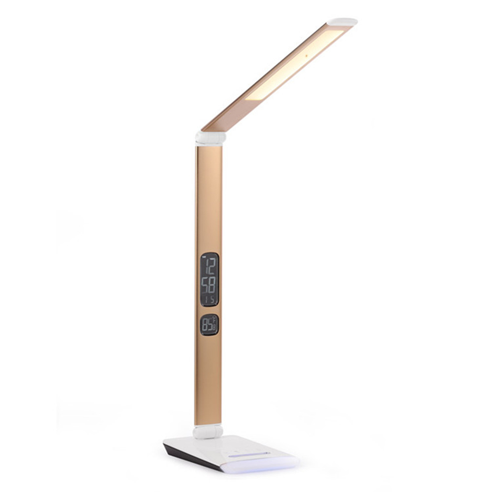 DB-Way Eyes Protection Touch Sensor with Calendar and Clock Foldable Led Lamp for Reading and Studying Table Lamp