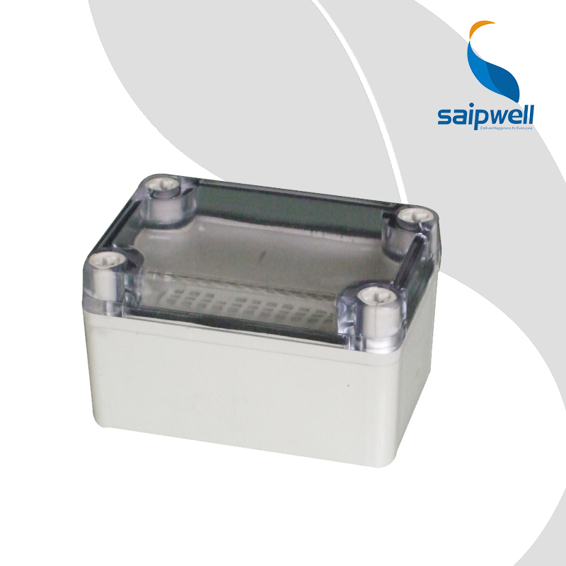 SAIP/SAIPWELL DS-AT-0609 65*95*55 Transparent Enclosure IP66 Waterproof Project Box Plastic ABS Clear Electrical Junction Box