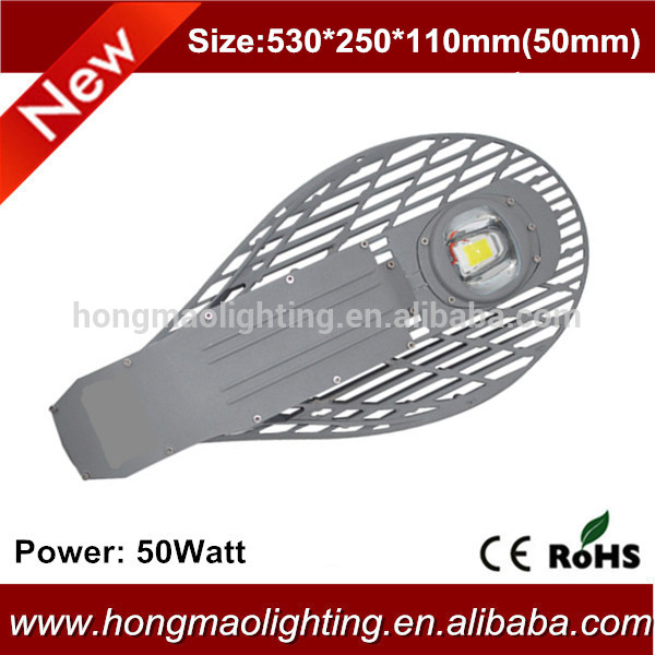 IP65 Waterproof bridgelux cob 50w led street light shell