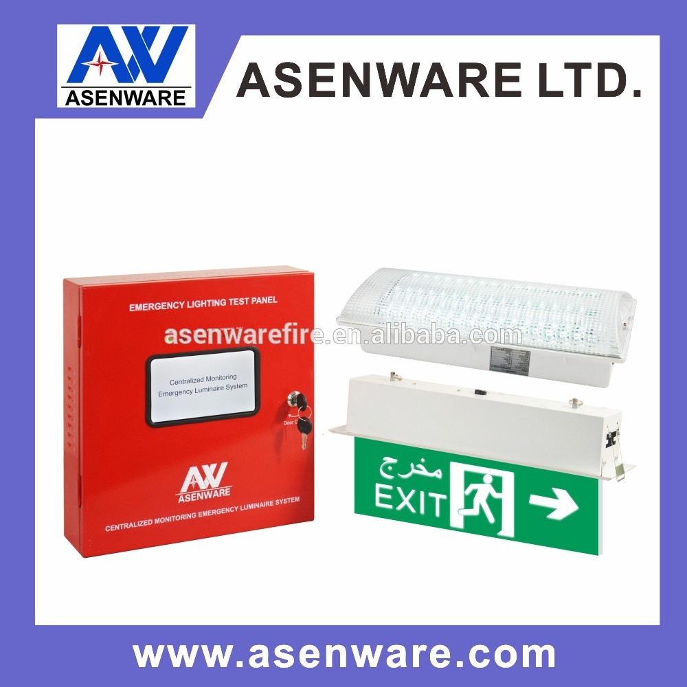 For fire safety system led exit sign for emergency warning light equipment