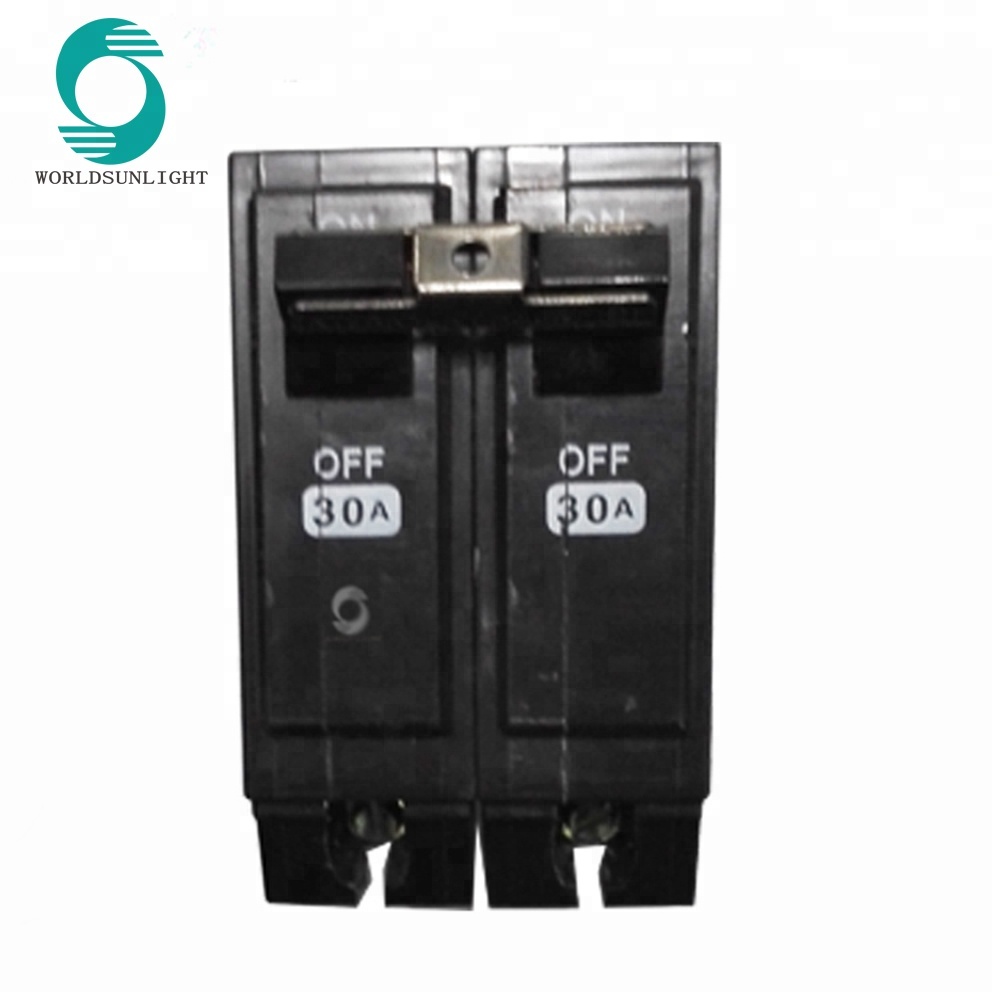 THQL series electric plug in type 6A-100A 240V/415V black 1 2 3 pole mcb miniature circuit breaker