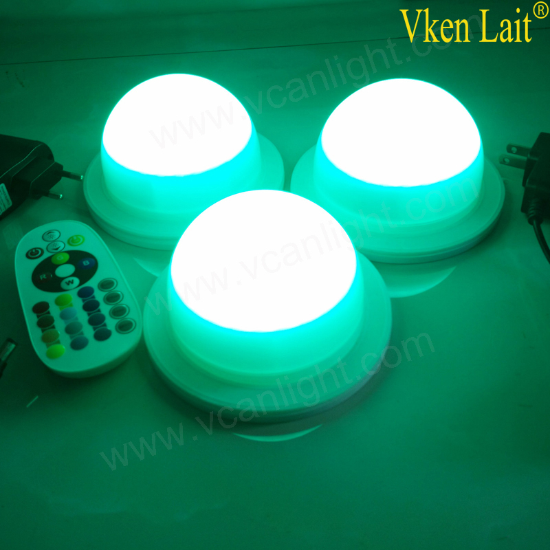 New Product Wireless RGB colors changing remote control Led flash light