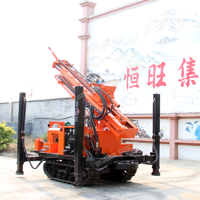 High leg crawler Core Drilling Portable Borehole Water Well Drilling Rig Machine