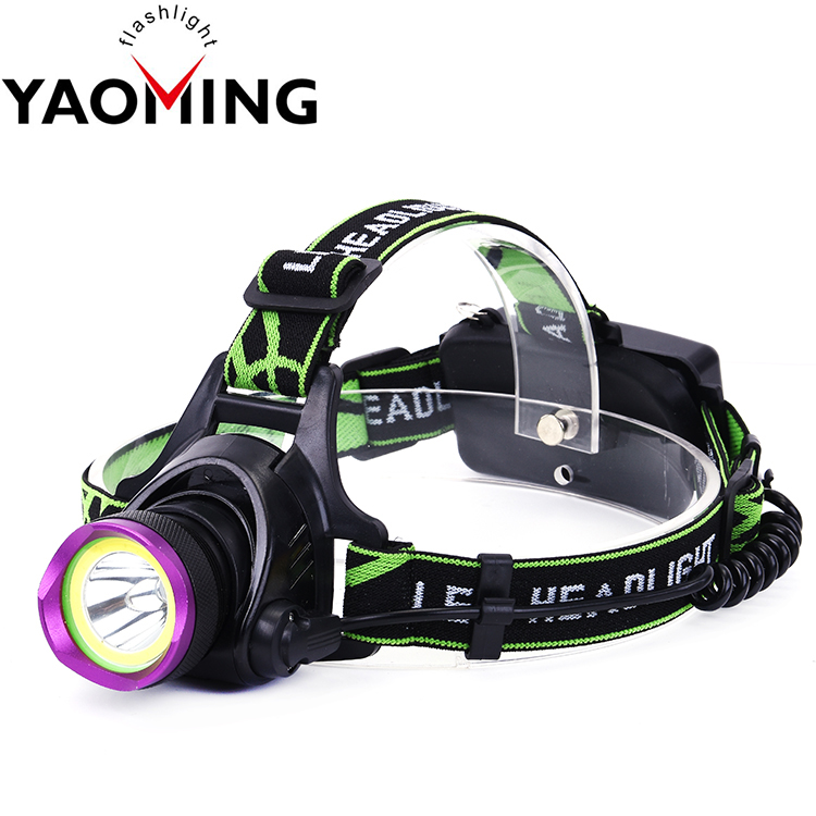 2018 New High Power Bright LED Head Light Outdoor Rechargeable T6 COB Headlamp