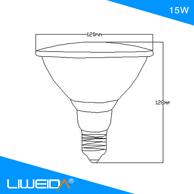 China manufacture par38 15w apollo led grow lights for greenhouse plants