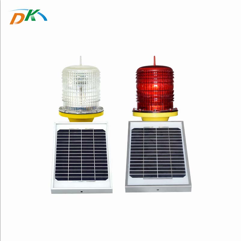 DK LED High Brightness LED Flare Navigation Warning Light With Solar Panel