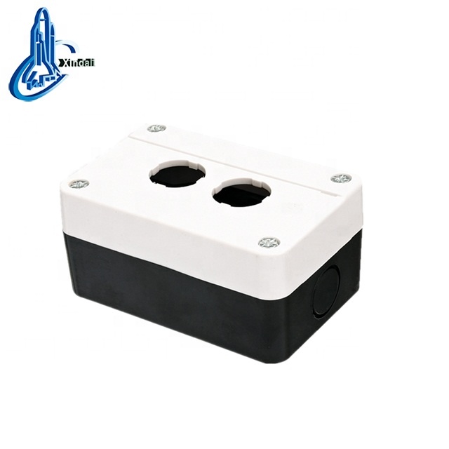 2 hole button plastic quality industrial lift button switch elevator control box for two holes XDL5-BE02